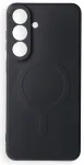 Silicone Mag Cover telefoni &uuml;mbris MagSafe toega Samsung Galaxy S26 FE (S741) must