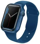 UNIQ Legion nutikella &uuml;mbris Apple Watch Series 7/8/9/SE2 (45 mm) jaoks | sisseehitatud klaasiga | sinine