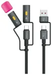 4smarts Explorer data transfer and charging cable | USB-C to USB-C | 60W | 1m | black