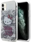 Hello Kitty HKHCN61HDGPHT IML Kitty On Bricks Graffiti telefoni &uuml;mbris iPhone 11 | iPhone XR valge