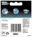 Gillette Mach3 Turbo Razor Blades for Men Blades Stronger Than Steel - Pack of 8