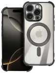 Antishock Electro telefoni &uuml;mbris MagSafe toega iPhone 17 Air must