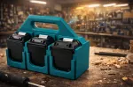 Makita 18V aku hoidja k&auml;epidemega &ndash; 6 kohta