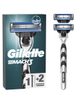 GILLETTE Mach3 Raseerija + 2 Vahetustera