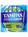 Tampax Compak Pearl Super Tampoonid Aplikaatoriga, 16 tk