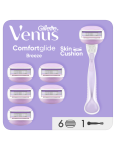 GILLETTE Venus ComfortGlide Breeze Raseerija + Varuterad 6tk