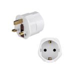 GEMBIRD A-AC-EUFUKM-01 vahelduvvoolu adapter UK pistikupesale, 13 A