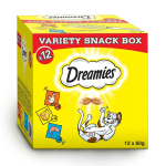 DREAMIES Variety Snack Box cat food 12x60g