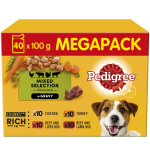 PEDIGREE konserv kalkun, lammas, veis, kana koeratoit (40x100g)