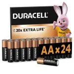 Duracell patarei AA 24 tk