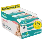 Pampers Sensitive niisked beebisalvr&auml;tid 624tk
