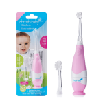 BRUSH-BABY Baby Sonic v&auml;ikelaste elektriline hambahari roosa 0-3a