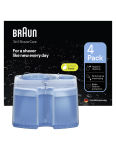 BRAUN CCR4 Puhastuskassetid 4 tk