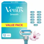Gillette Venus Smooth varuterad, 12 tk