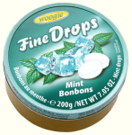 Woogie Fine Drops Mint Bonbons piparm&uuml;ndimaitselised pulgakommid 200 g