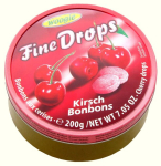 Woogie Fine Drops Kirsch Bonbons kirsimaitselised pulgakommid 200 g
