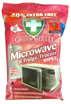Green Shield Microwave & Fridge/Freezer puhastuslapid mikrolaineahjudele ja k&uuml;lmikutele/s&uuml;gavk&uuml;lmadele (70 tk.)
