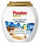 Passion Gold 3in1 Action Caps Universal kapslid riiete pesemiseks 70 tk.