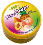 Woogie Fine Drops Exotik eksootiliste puuviljade maitselised kommid 200 g