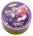 Woogie Fine Drops Waldbeeren Bonbons metsamarjamaitselised pulgakommid 200 g