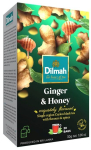 Dilmah Ginger & Honey Tseiloni must tee ingveri ja mee maitsega pakkides 30 g (20 tk)