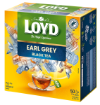 Loyd Earl Grey Black Tea maitsestatud must tee teekottides 100 g (50 tk)