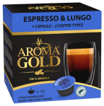 Aroma Gold Dolce Gusto Espresso & Lungo kohvikapslid 16 tk.