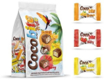Antat Coco Bite Frutti kookosbatoonid puuviljade ja kookoshelvestega &scaron;okolaadis 1 kg