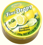 Woogie Fine Drops Zitronen Bonbons sidrunimaitselised pulgakommid 200 g
