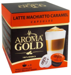 Aroma Gold Dolce Gusto Latte Macchiato Caramel kohvikapslid 16 tk. (8+8 tk.)