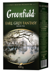 Greenfield Earl Grey Fantasy Black Tea lahtiste lehtedega must tee bergamoti aroomiga 100 g