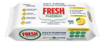 Fresh Platinum Lemon Scent universaalsed niisked pinnapuhastuslapid (100 tk)