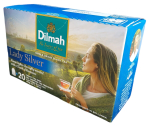 Dilmah Lady Silver Inglise iirise maitsega Tseiloni must tee pakkides 40 g (20 tk.)