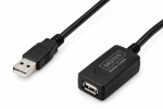 DIGITUS DA-73102 aktiivne USB 2.0 pikenduskaabel, 20 m