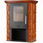 Brick fireplace FLAMA ELDUR EKO (6 kW) Honey