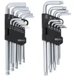 L-klahvi kuusnurk ja Torx set, 22 tk. 22 osa, KS Tools