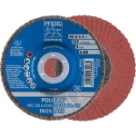 Lehtlihvketta SG INOX + ALU 125mm P80 PFC, Pferd