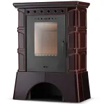 Kvaliteetne kamin ATOL (6 kW) Brown