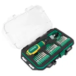 1 / 4 "Dinomeetriline kruvikeeraja 1-6Nm ja vahetatav d&uuml;&uuml;sikomplekt [plank, PZ, PH, torx] 33vnt.