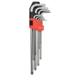 L-t&uuml;&uuml;pi kuusnurk TORX-laienduse v&otilde;tmekomplekt 9vnt. (T10-T50) avaga
