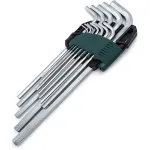 L-t&uuml;&uuml;pi kuusnurkne v&otilde;tmekomplekt (laiendatud) (12vnt) 1 / 16 "-3 / 8" (tahke s&uuml;steem)