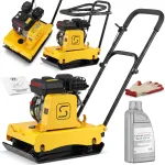 Vibroplok&scaron;tė SCHWARTZMANN ZG70TK, 60 kg, 17 kN, Loncin 6,5 AG