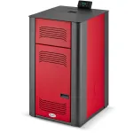 Veekontuuriga pelletpliit BLIST TERA (18-40 kW) Punane TERA 18