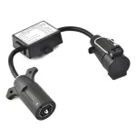 Haagise 7 - 7POL US@- @ EU adapter (plast.)