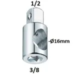 Adapter 3 suund 3 / 8 "- 1 / 2"