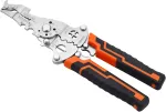 Multifunktsionaalsed kokkuklapitavad tangid - traadi isolatsiooni eemaldamine ja klambrite paigaldamine KD12693