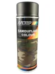 Spray Lacquer CAMOUFLAGE RAL 9021 Black 400ml, Motip