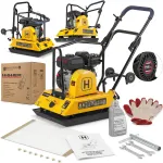 Vibroplok&scaron;tė HIGHER HG120TK, 100 kg, 26 kN, Loncin 6,5 AG