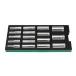 Tray. K&auml;ivitatud peakomplekt 1 / 2 "17vnt".