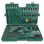 1 / 4 "+ 3 / 8" + 1 / 2 "Pea ja v&otilde;tmekomplekt 190vnt. 6- nurgad"